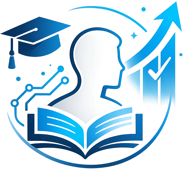 Artificial intelligence in education illustration